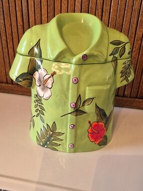 Cute Dennis East Hawaiian Shirt Cookie Jar